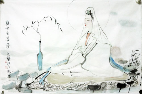 《观世音菩萨》60X45cm